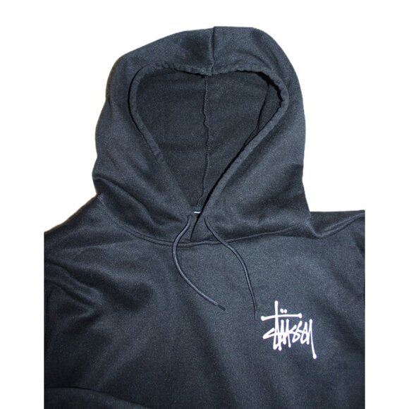 STUSSY (Replica) Unisex Fleece Hoodie, Black - Size XL - Picture 7 of 9